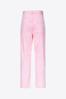 Crystal Slit Jean | Powder Pink
