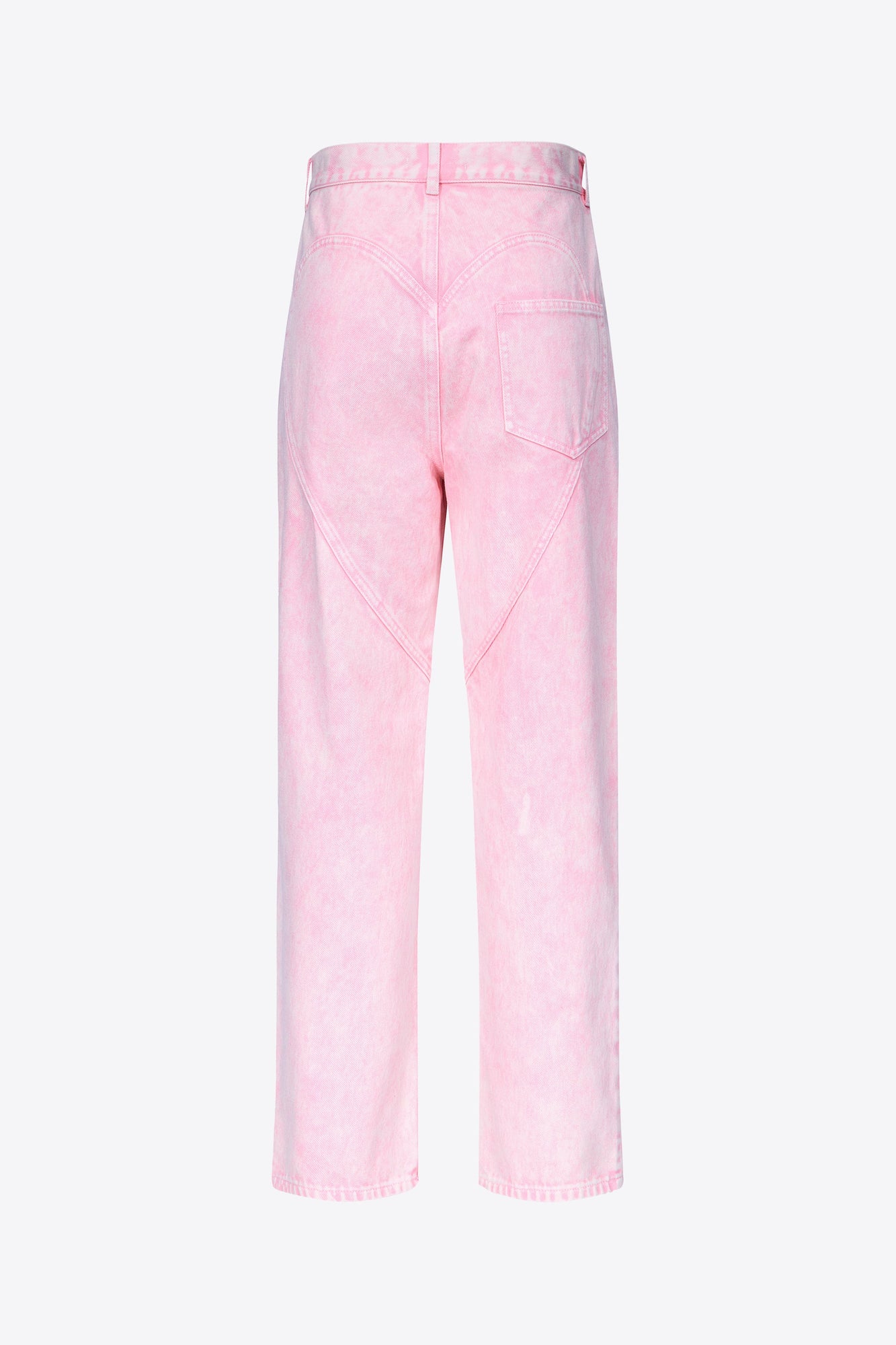 Crystal Slit Jean | Powder Pink