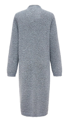 Textured Midi Dress | Grey