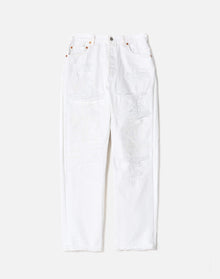 Womens | Upcycled Vintage | Levi's 90s RE/DONE Repair Jean | One-of-a-kind | White