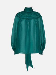 Sheer Blouse | Green