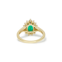 The Green Gemstone Heirloom Ring | 18KT Gold Vermeil