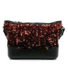Chanel | Pre-Owned Small Sequin Gabrielle Crossbody | Brown/Bronze/Black