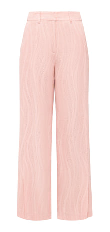 wide-leg trousers | Light Pink