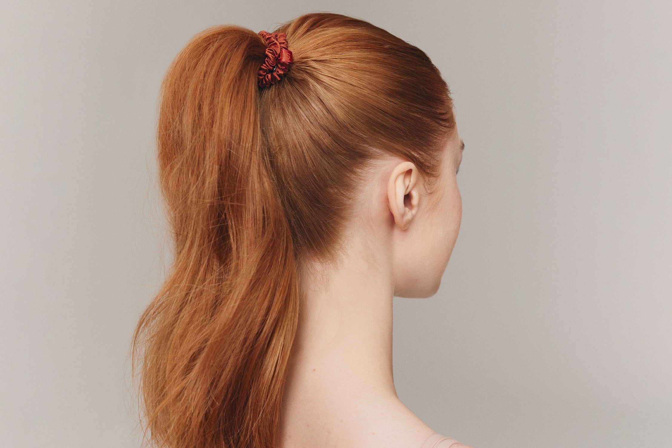 Back to Basics Skinny Scrunchies | Auburn | Set of 4