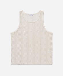 Ivory | Gabriel Cotton Lace Tank