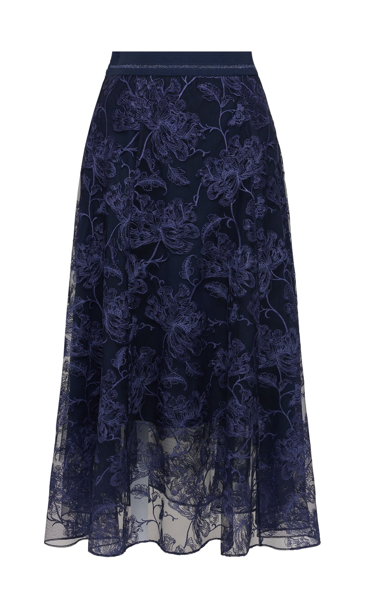 Lace Skirt | Navy