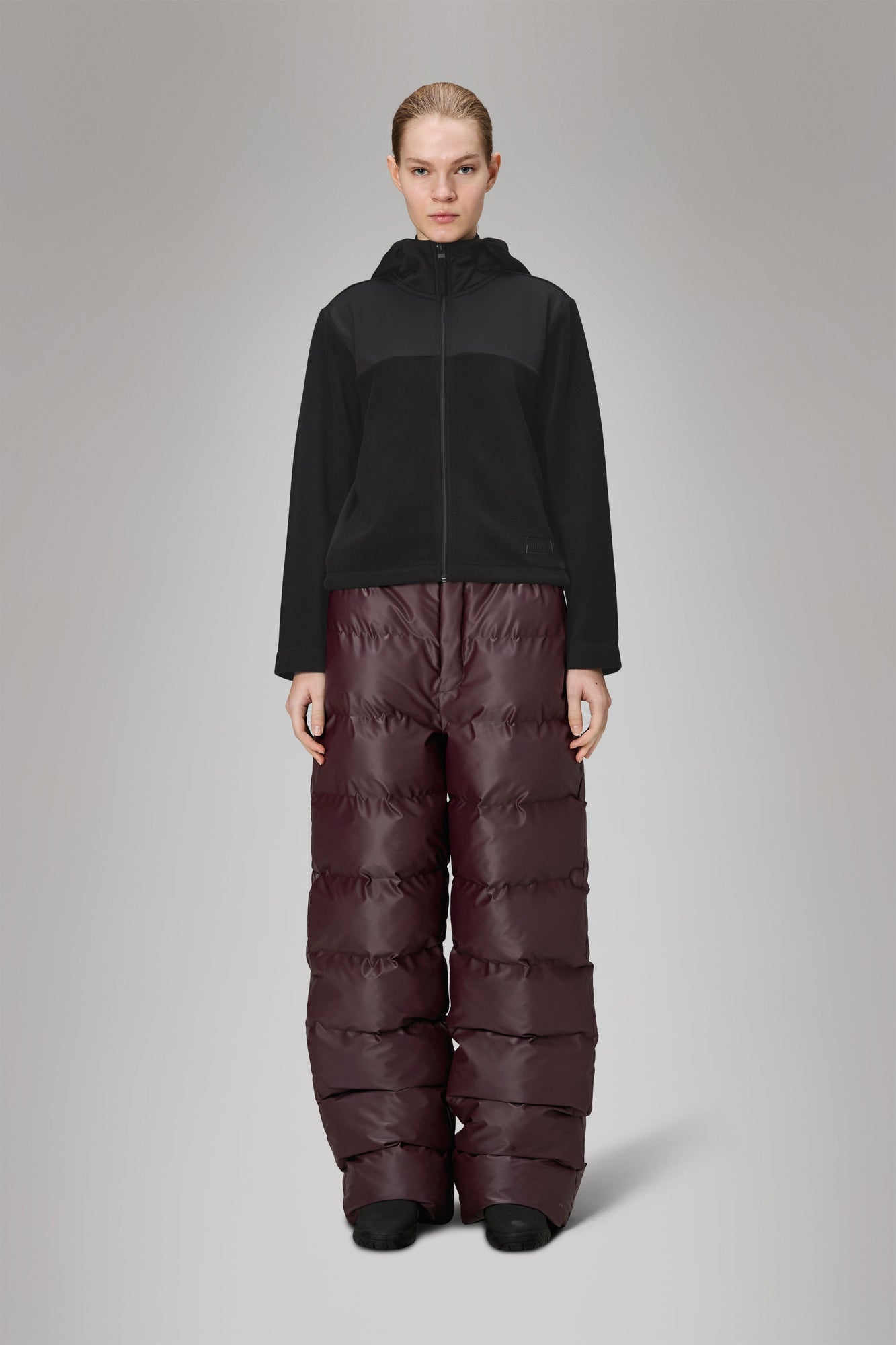 RAINS Sintra Fleece Reverse W Jacket Black Jacket