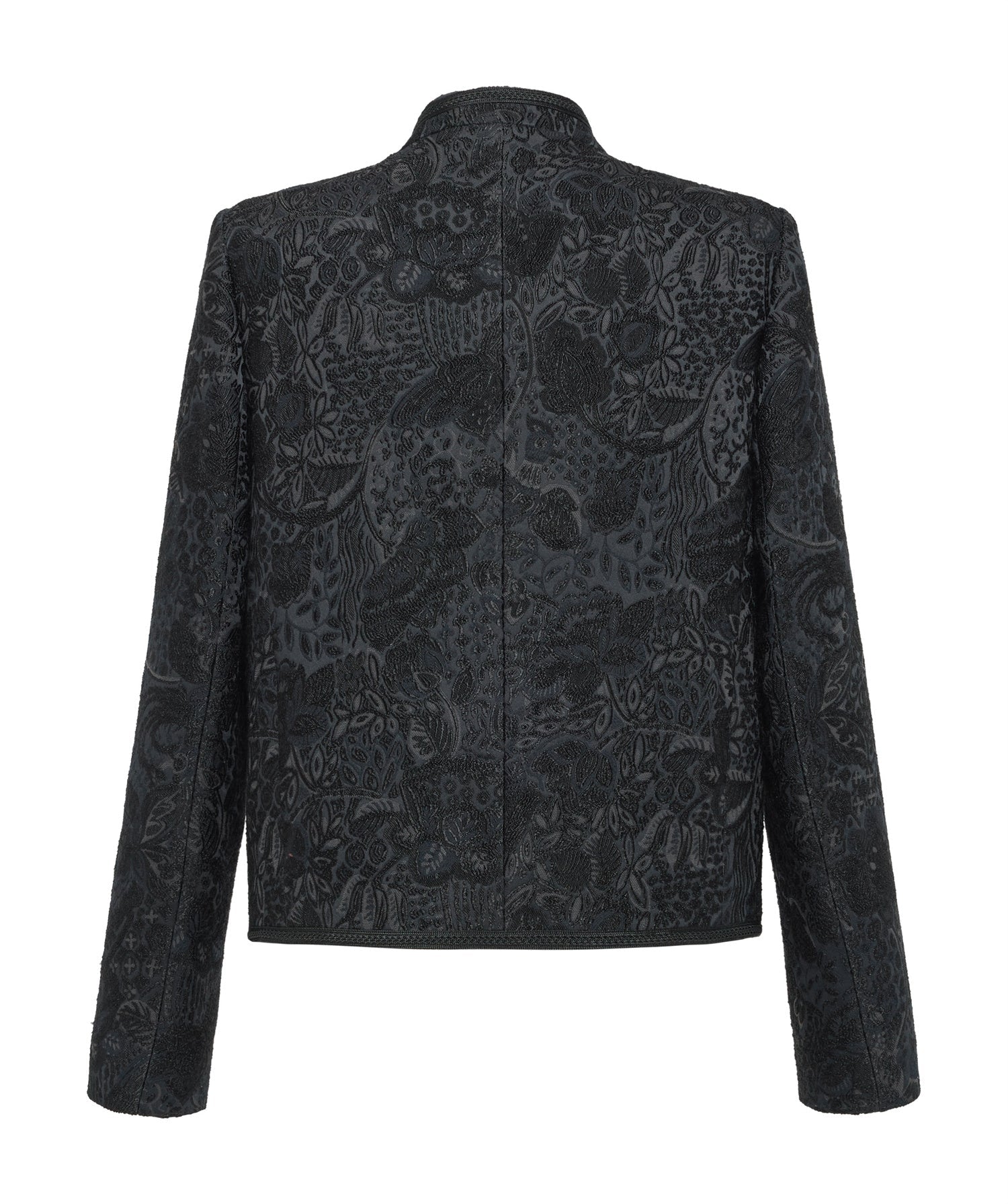 Elegant Short Chinese-style Top | Black