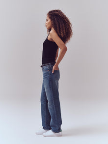 Women | Bev Relaxed Mid Rise | Vintage Dark Indigo