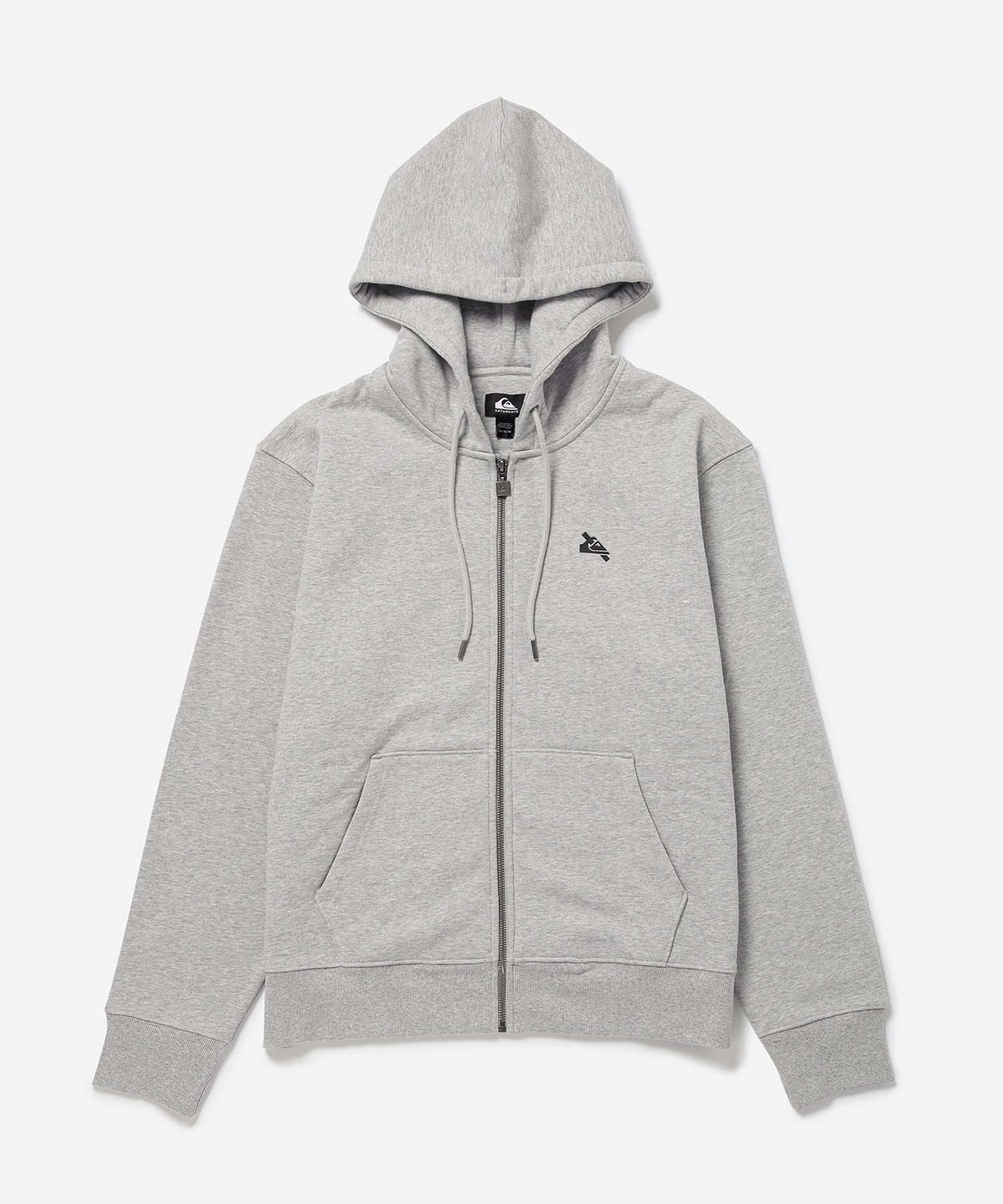 Athletic Heather | Quiksilver x Saturdays NYC Zip Hoodie | Saturdays NYC