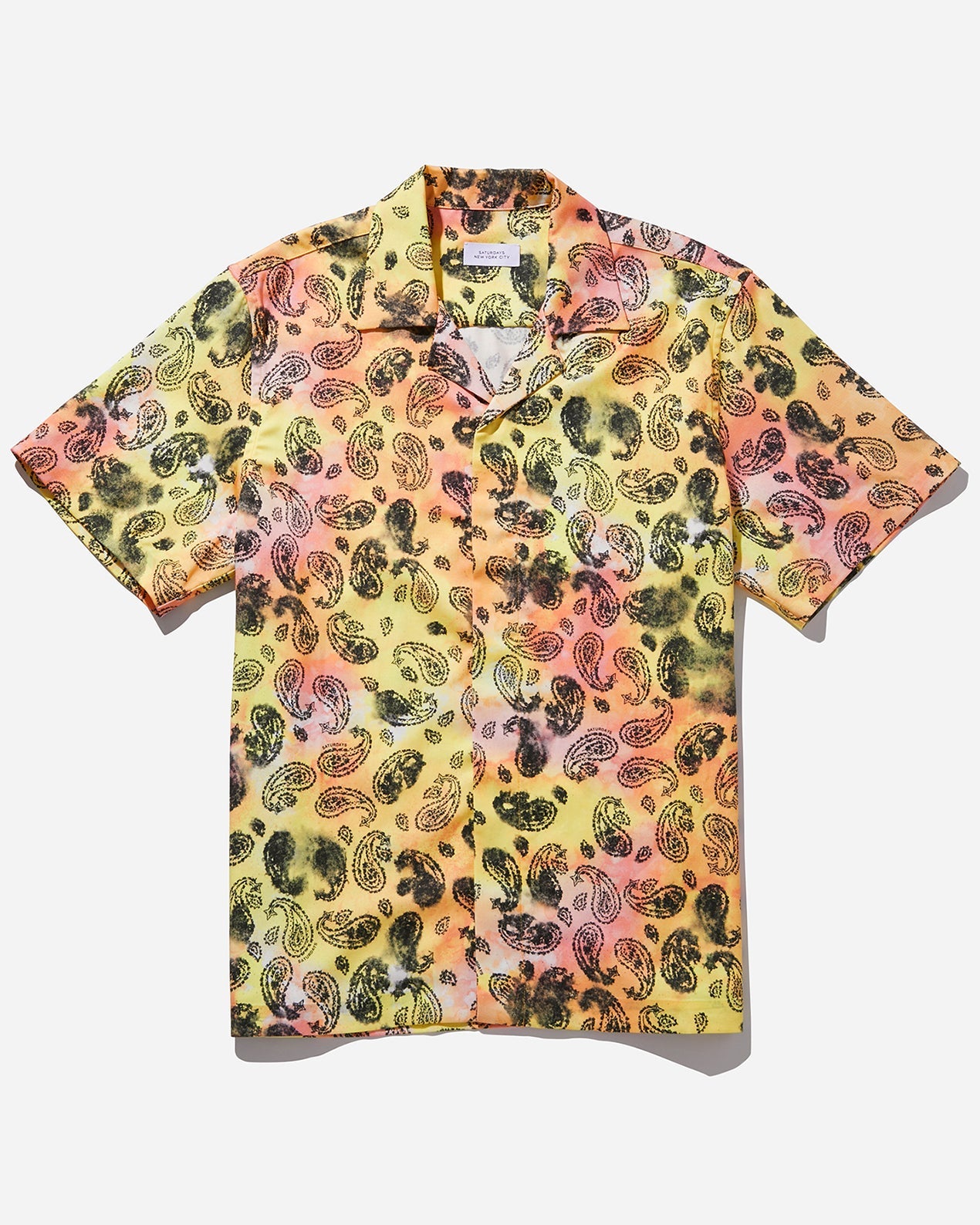 Ochre | York Paisley Short Sleeve Shirt