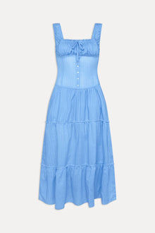 Christabelle Polka Dot Maxi Dress Raindrop Print