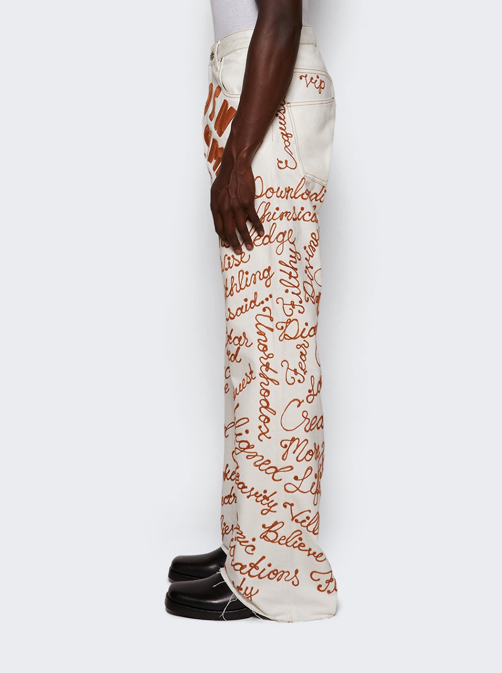 Men | Earthling VIP | Student Denim Jeans | White