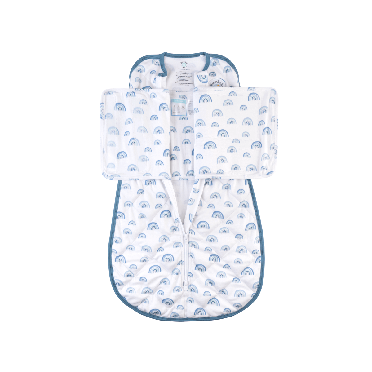 Baby | Dream Weighted Sleep Swaddle | Blue Rainbow