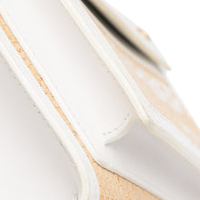 Burberry | Pre-Owned Pocket Raffia Satchel | Brown/Beige