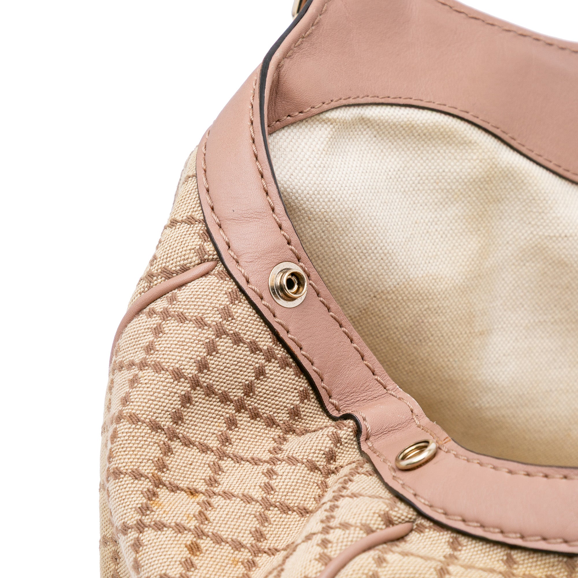 Gucci | Pre-Owned Medium Diamante Canvas Sukey Tote | Brown/Beige