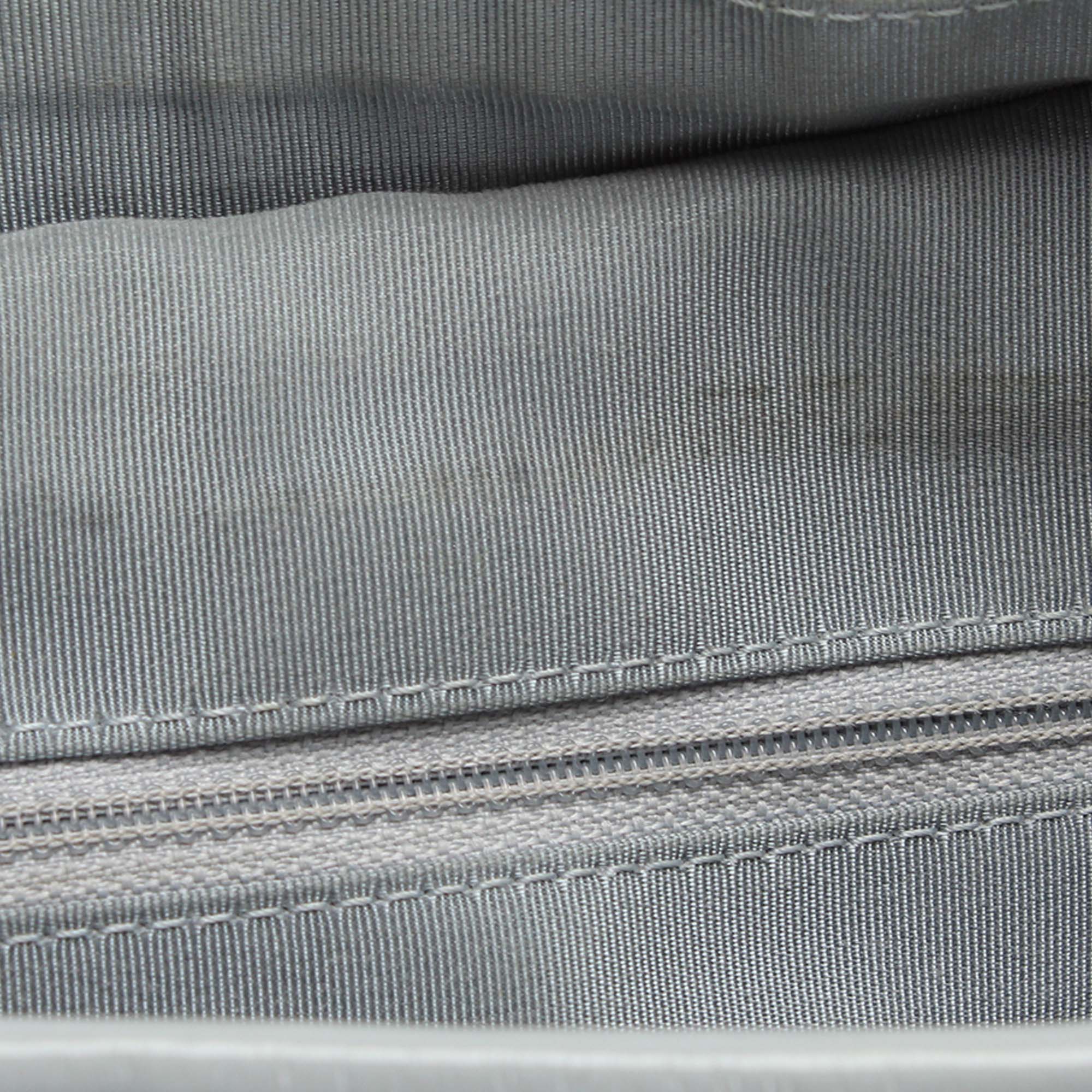 Chanel | Pre-Owned Medium Gabrielle Leather Shoulder Bag | Gray