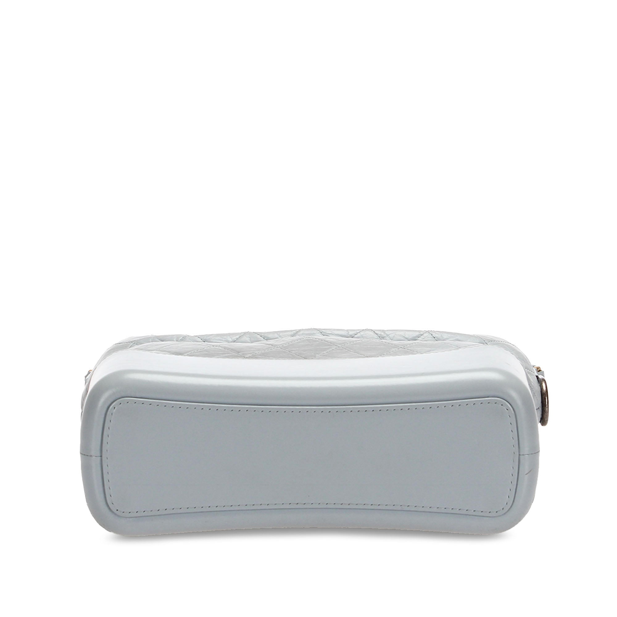 Chanel | Pre-Owned Medium Gabrielle Leather Shoulder Bag | Gray