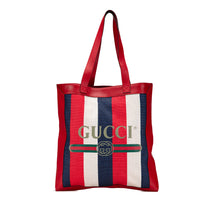 Gucci | Pre-Owned Canvas Sylvie Baiadera Tote | Red