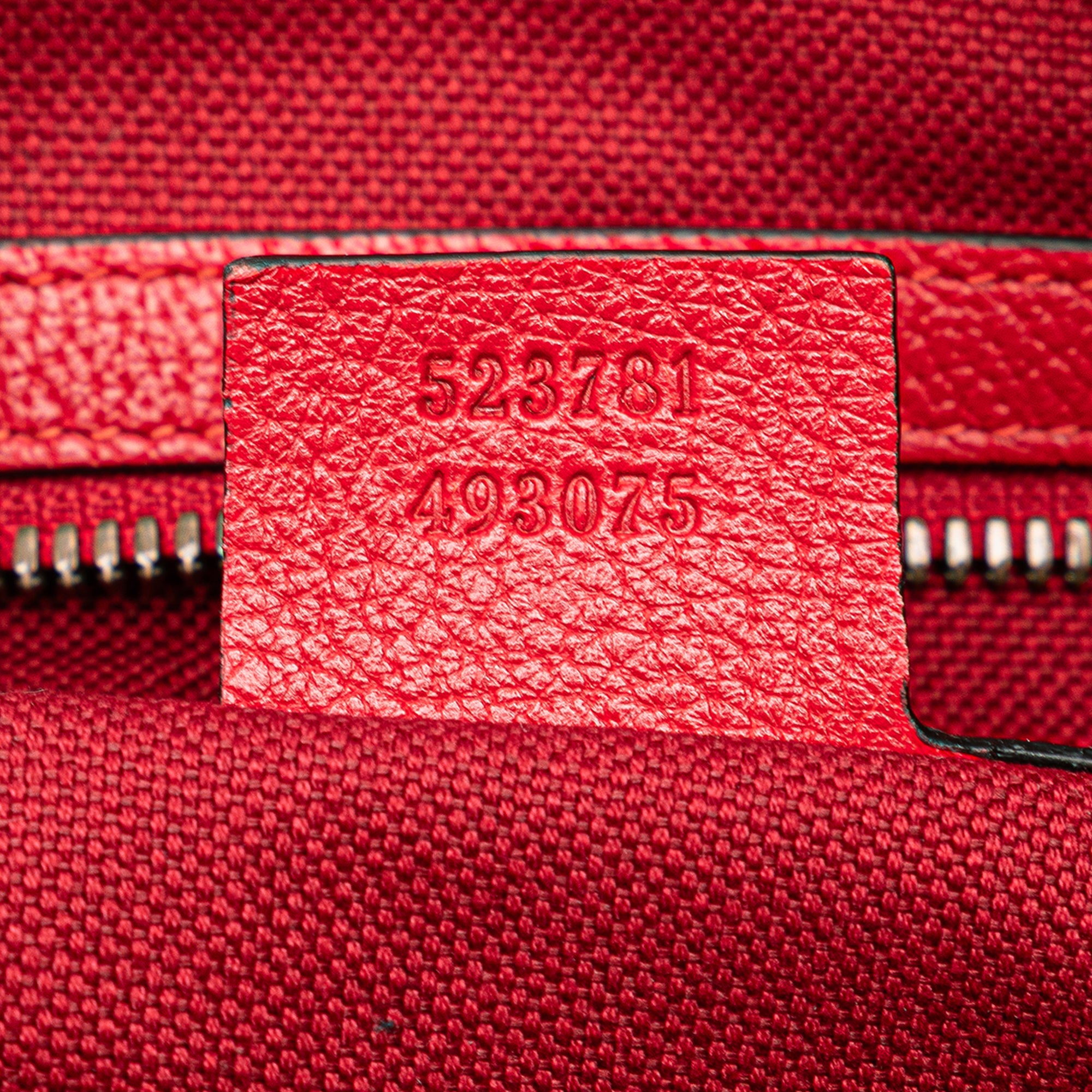Gucci | Pre-Owned Canvas Sylvie Baiadera Tote | Red