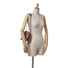 Bottega Veneta | Pre-Owned Nappa Intrecciato Chain Wallet | Pink