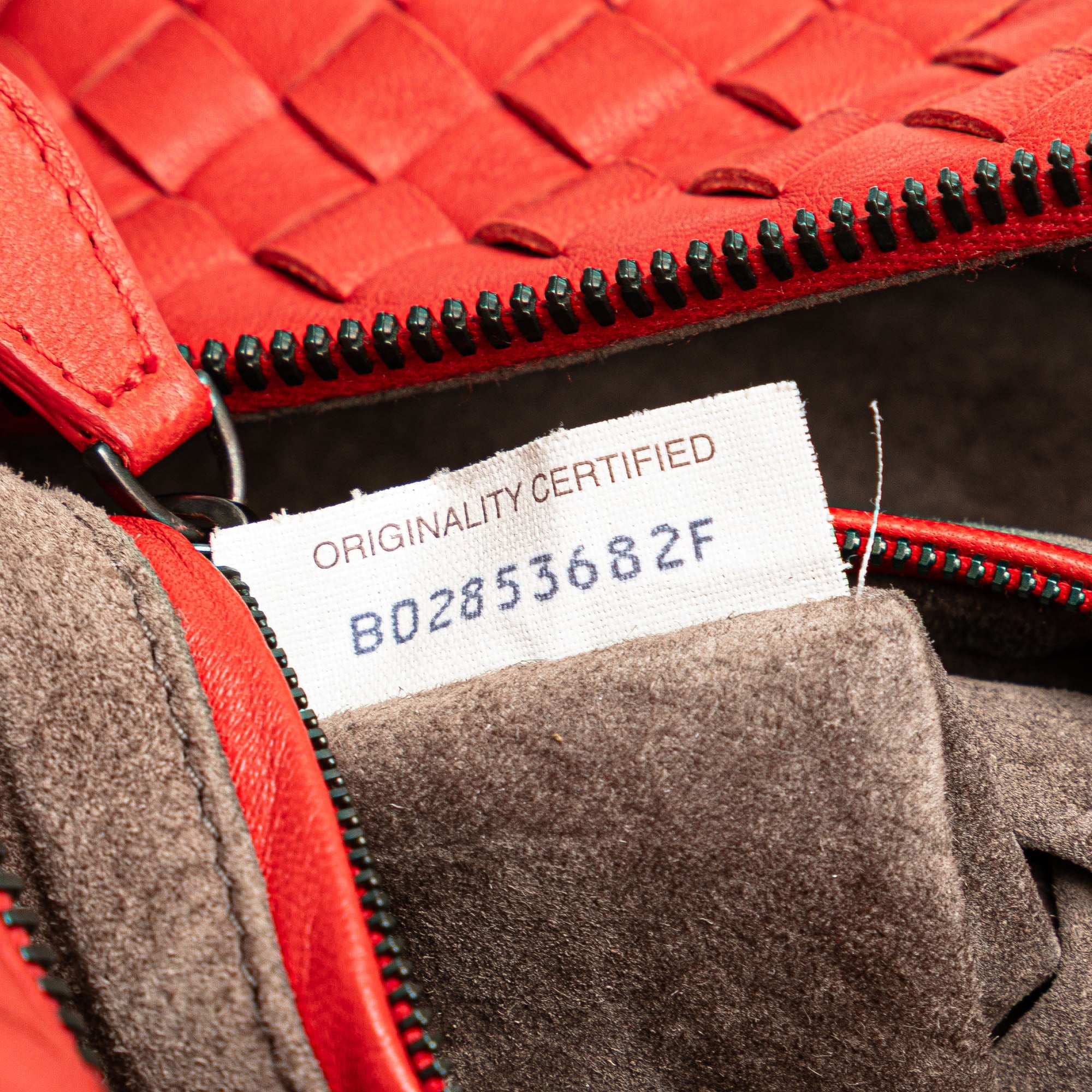 Bottega Veneta | Pre-Owned Nappa Intrecciato Brick Tote | Red