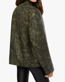 Vintage Patina Jacket | Black/Dark Green