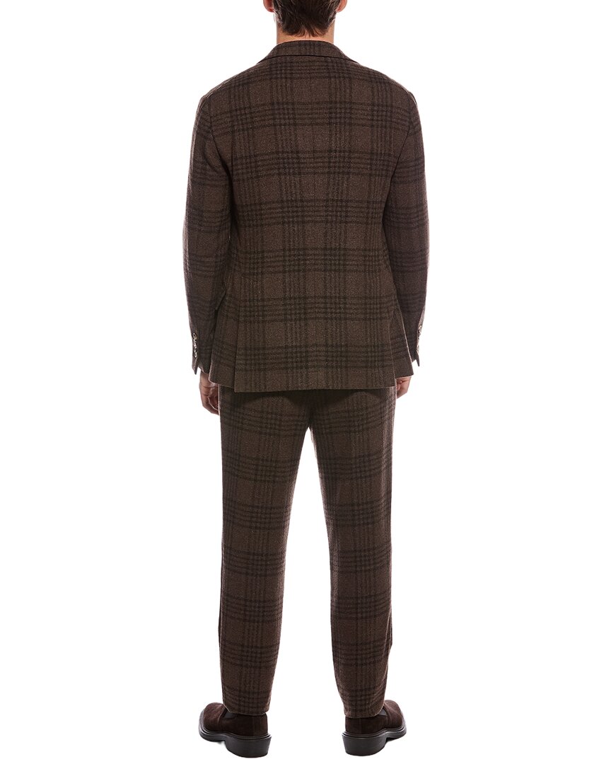 Brunello Cucinelli | Mens | 2pc Pleated-Front Wool & Silk-Blend Suit | Multi