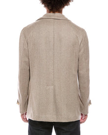 ISAIA | Mens | Cashmere Peacoat | Beige