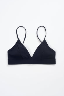 Mare Triangle Bikini Top | Black