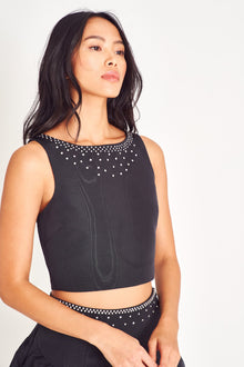 Womens | Kanoa Fitted Crop Top | Black