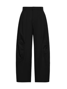 Casual Parachute Pants | Black