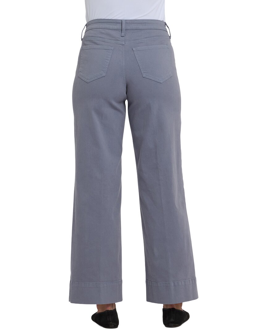 NYDJ | Womens | Petite Teresa Shadow Blue Wide Leg Jean | Blue