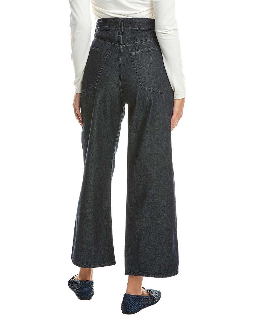 rag & bone | Womens | Lori High-Rise Wide Leg Crop Jean | Blue