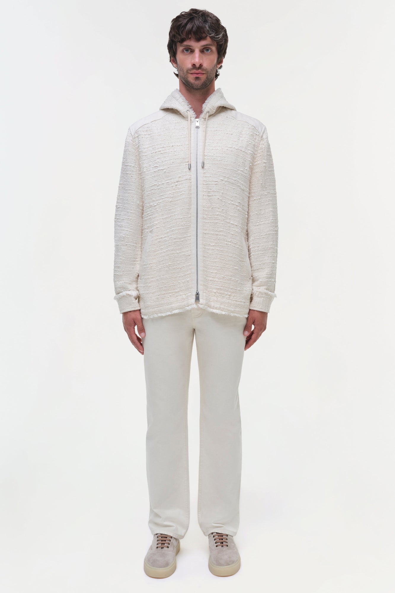 Mens | Ivan Denim Shirt Jacket | Cream