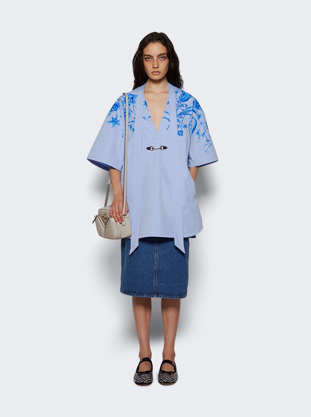 Women | Magda Butrym | Pencil Skirt | Blue