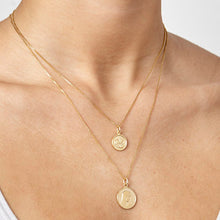 The Mary Coin Necklace | Gold Vermeil & Sterling Silver