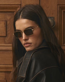 Eze Sunglasses | Gold | Smokey Grey Lens