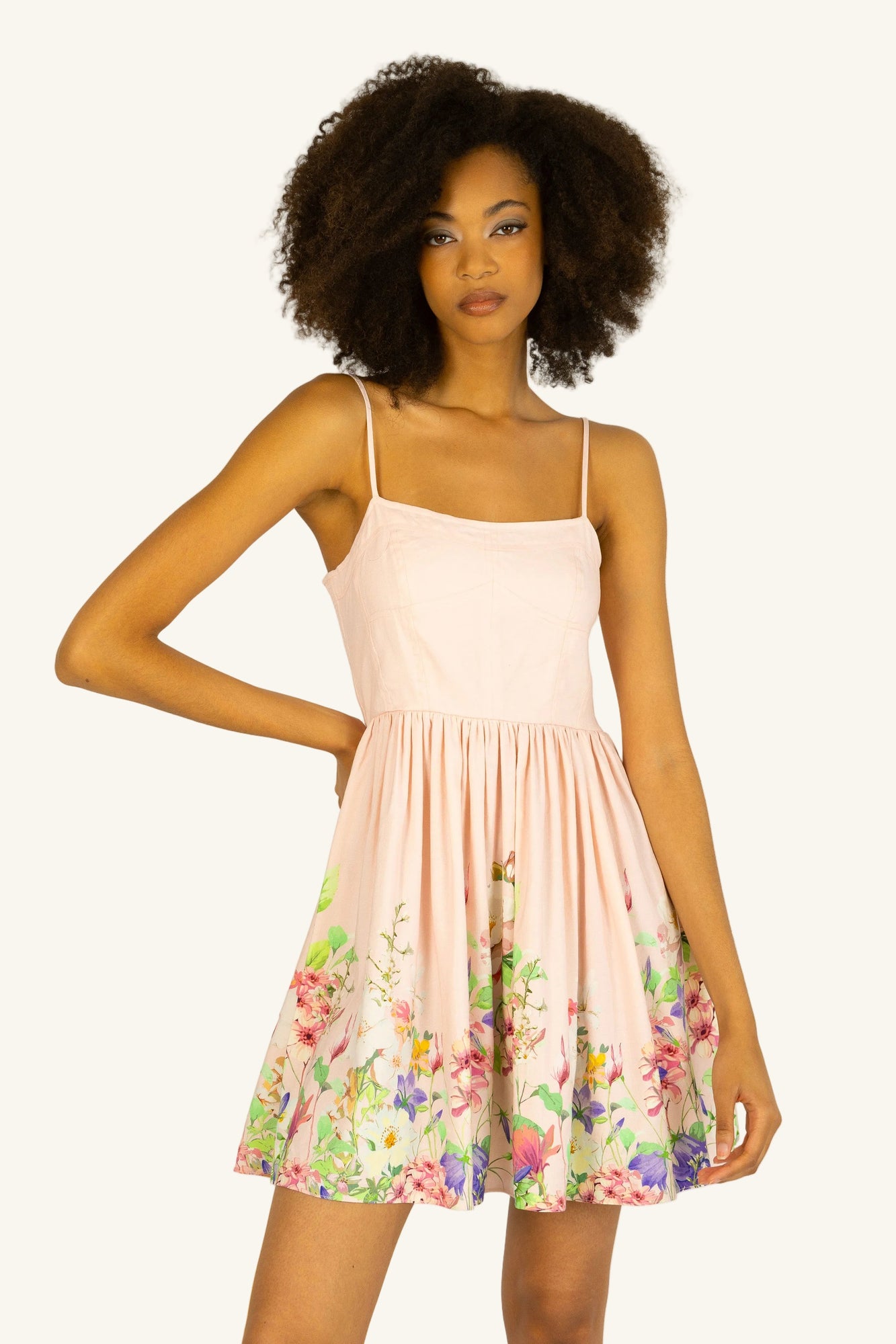 Serena Dress | Golden Floral