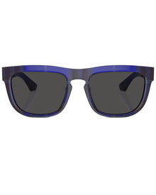 Burberry | Mens | BE4431U 56mm Sunglasses | Blue | Dark Grey Lens