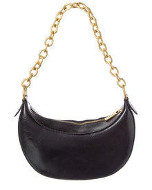 Off-White | Womens | Hemisphere Leather Hobo Bag | Black