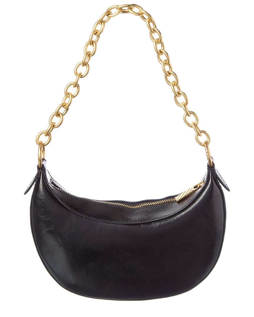 Off-White | Womens | Hemisphere Leather Hobo Bag | Black