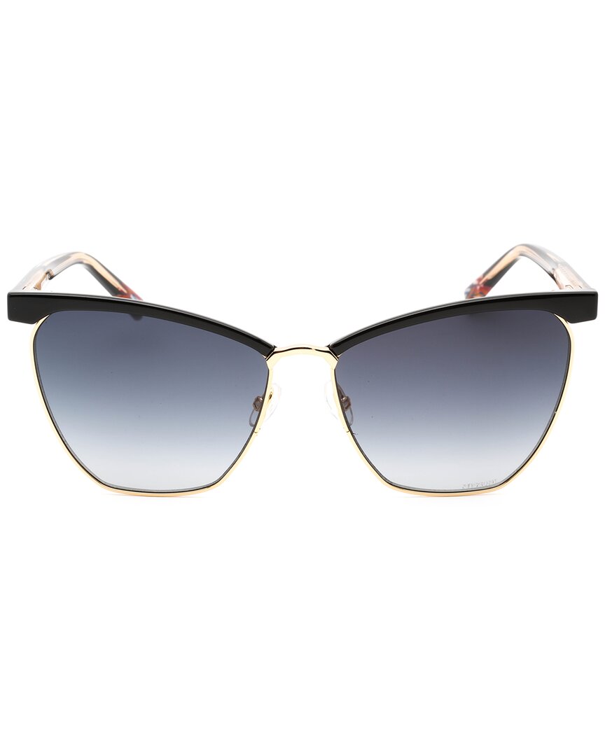 Missoni | Womens | Fashion 60mm Sunglasses | Black | Grey Lens