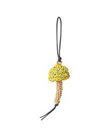 Loewe | Womens | Mushroom Cord Charm | Yellow