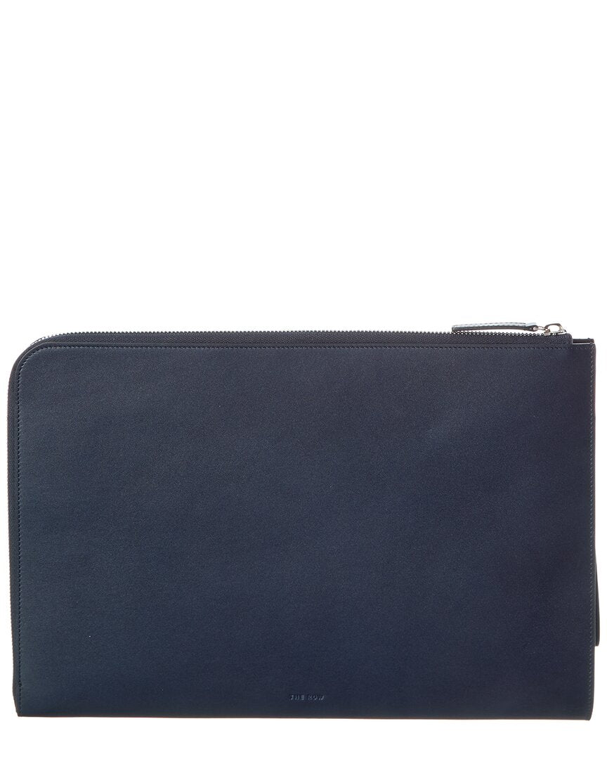 The Row | Womens | Leather Clutch | Blue