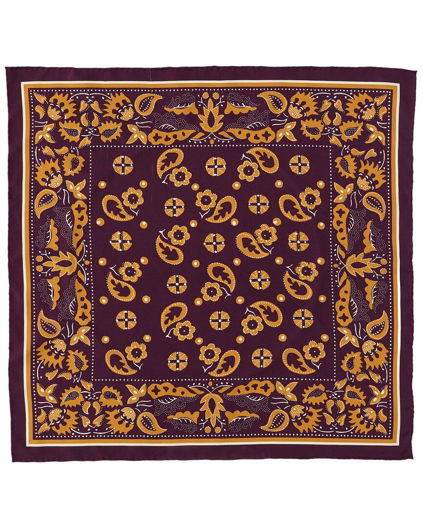 J.McLaughlin | Womens | Nikka Silk Scarf | Purple