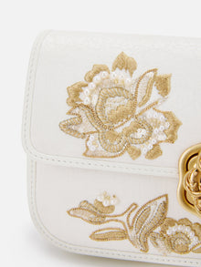 Chinese Style Embroidered Bag | White