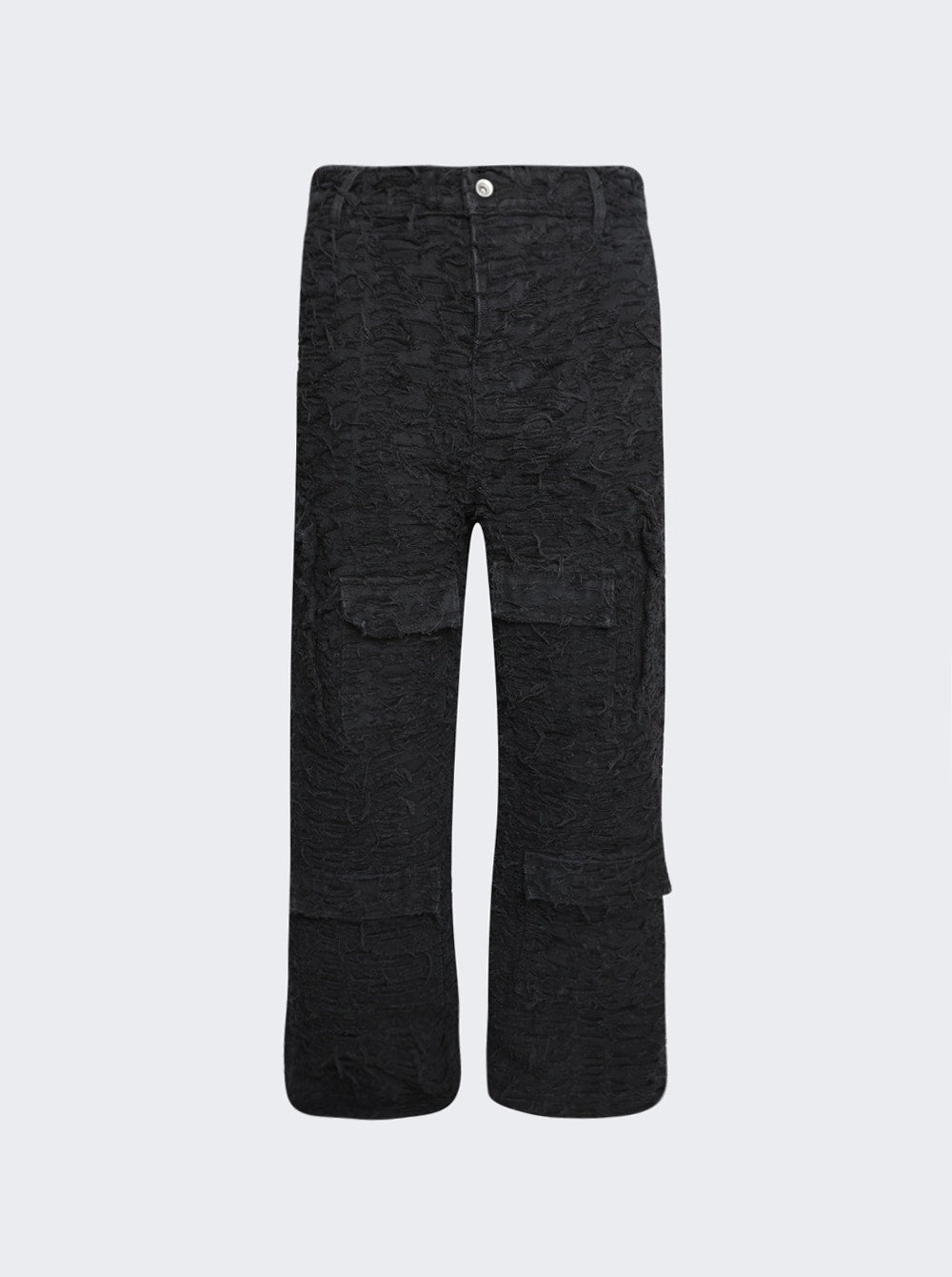 Men | WHO DECIDES WAR | Husk Wide Leg Jeans Coal | Black