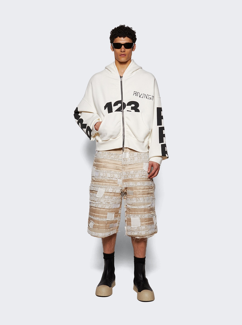Men | WHO DECIDES WAR | Interwoven Shorts | Cream